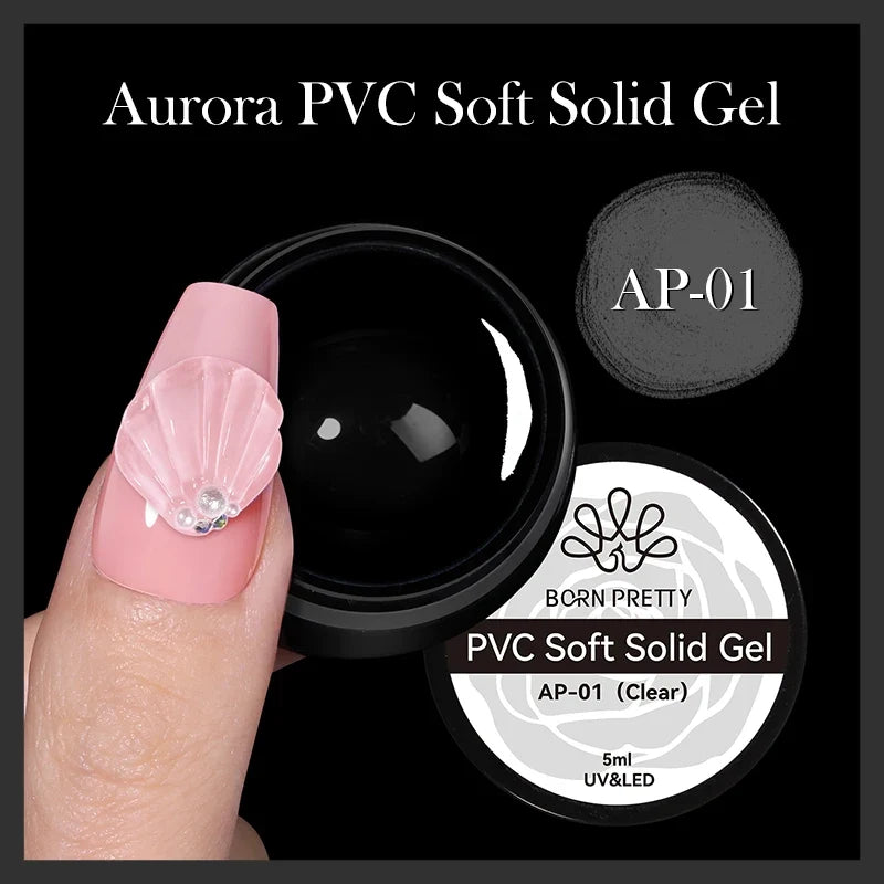 BORN PRETTY 5ml Super Sparkling Painting Gel Nail Polish Platinum Silver Gold Rose Glitter Graffiti Stripe Pull Line Nail UV Gel