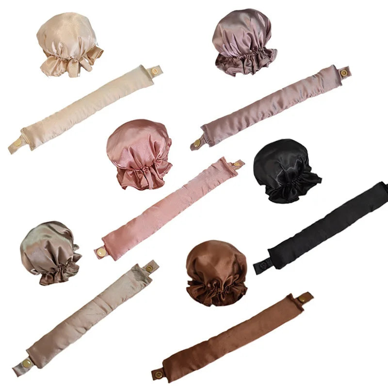 2/4pcs Sleeping Heatless Curling Rod Set Curls Soft Hair Rollers No Heat Hair Curler Headband Hair Curlers Styling Tools