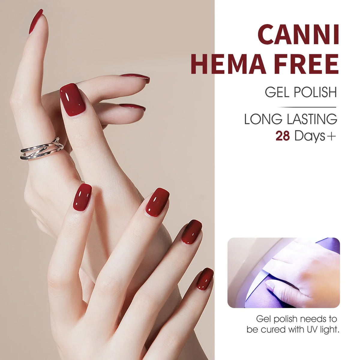 9ml*6pcs CANNI Nail Gel Polish Set TPO FREE Jelly Nude Pink Rubber Base Reinforce UV Construction Gel Soak off UV LED Gel Kit