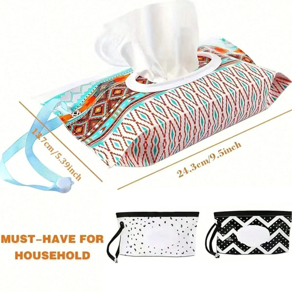 Baby Wipe Case Travel Tissue Holder Wet Wipes Storage Bag Reusable Wet Wipe Pouch For Travel Mask bag Tissue bags Wet wipes