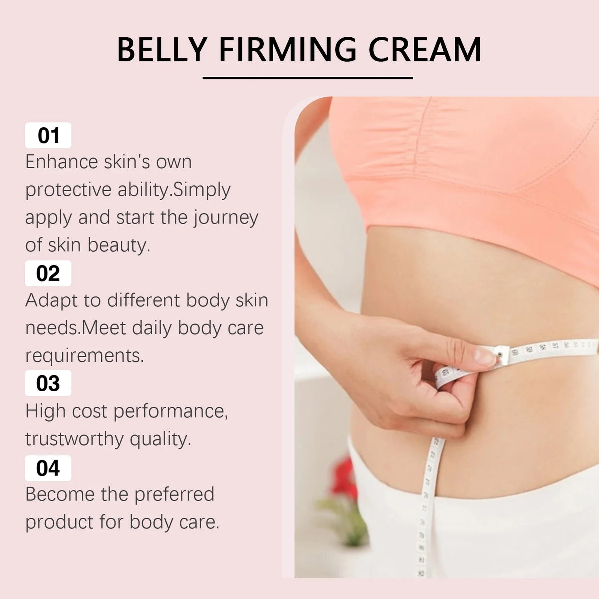 Belly Firming Cream Tightening Anti-Cellulite Lotion for Thigh Butt Arm Moisturize Improve Loose Sagging Skin Body Shaping Cream