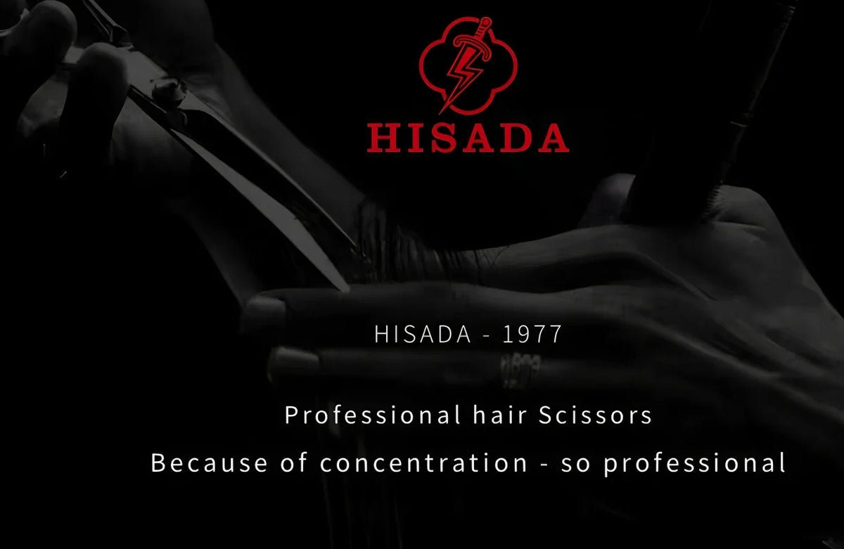 HISADA Hairdressing Scissors Professional Barber Scissors 6.0 Inch Scissors VG10 Material Professional Barber Scissors