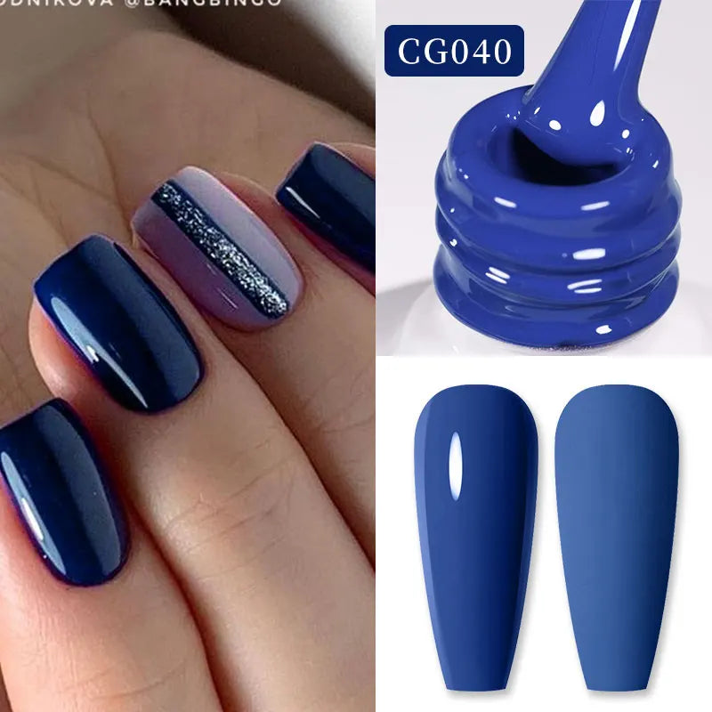 BORN PRETTY 10ml Purple Red Series Gel Nail Polish Winter Dark Purple Nail Art Varnish Semi Permanent Soak Off UV LED Gel