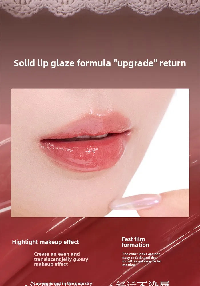 Flowerknows THE SWEETIE BEAR COLLECTION Coating Lip Jelly SOFT Lip gloss,Hydrating Gloss,Moisturizing Tint,Shine & Glow Finish