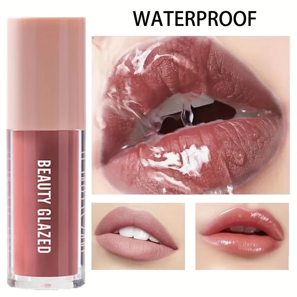 1pc Crystal Jelly Lip Oil Hydrating Plumping Lip Balm with Glossy Finish Perfect for Soft Natural Lip Plump Essence Lip Care