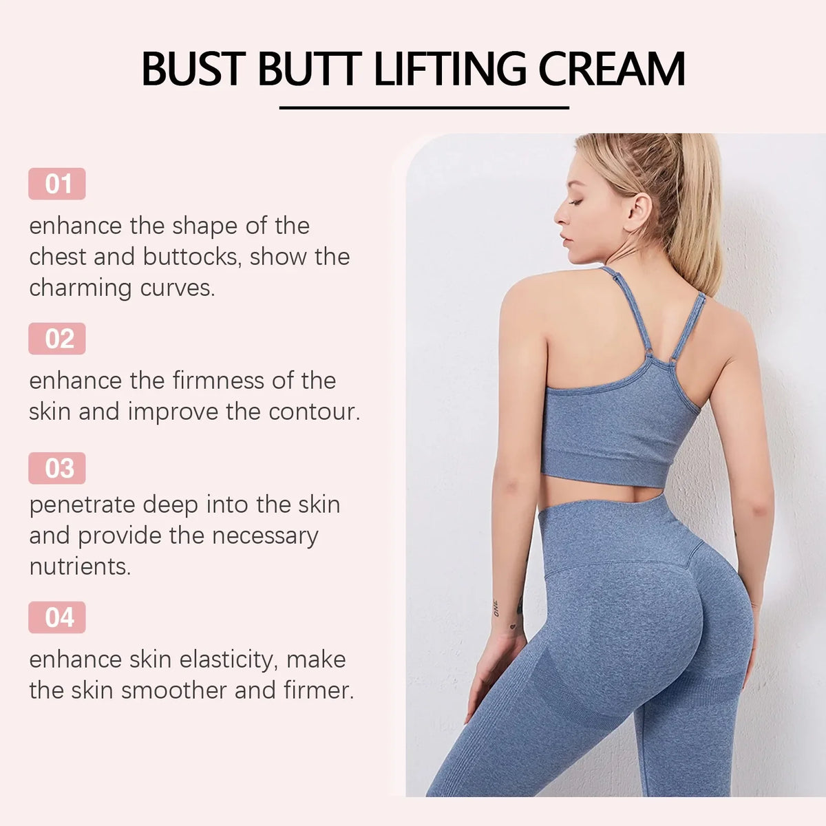 Enlarge Hip Firm Cream Fast Grow Plump Butt Nourish Moisturize Big Ass Prevent Sag Enhance Sexy High Hip Cream for Buttock Care