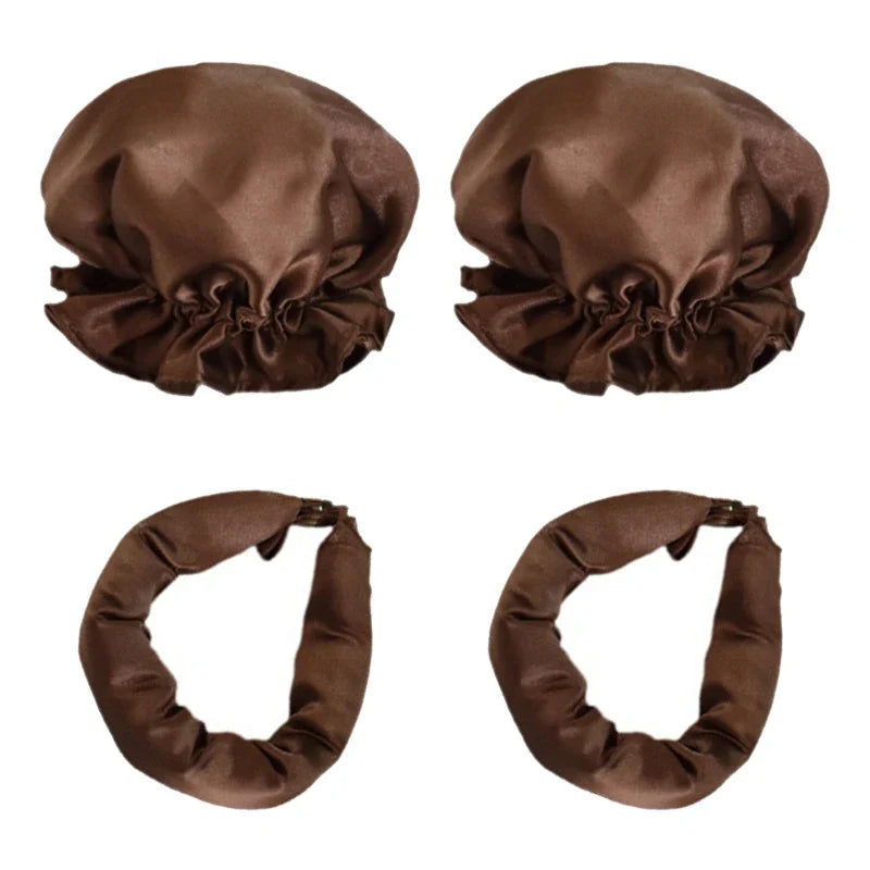 2/4pcs Sleeping Heatless Curling Rod Set Curls Soft Hair Rollers No Heat Hair Curler Headband Hair Curlers Styling Tools