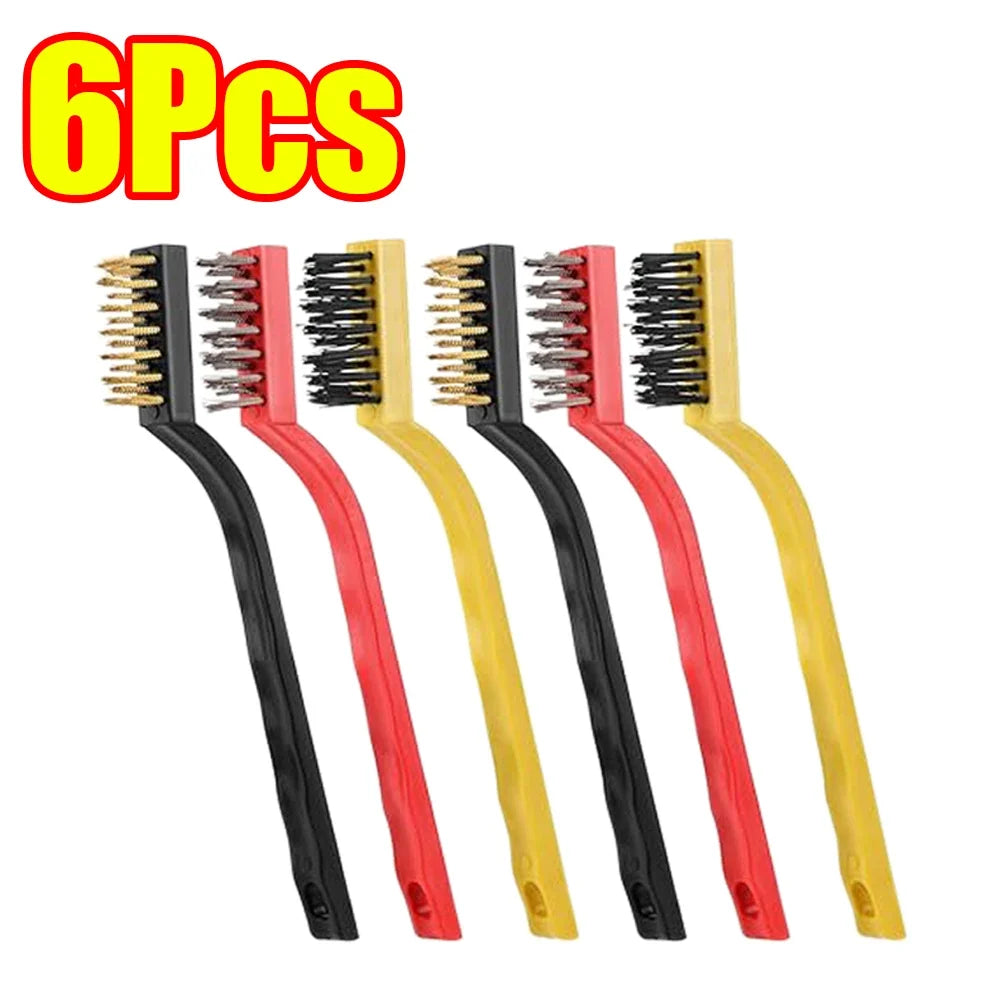 3-45Pcs Brass Cleaning Brush Metal Brass/Stainless Steel/Nylon for Gas Hoods Grease and Stain Removal Cooktop Cleaning Tool