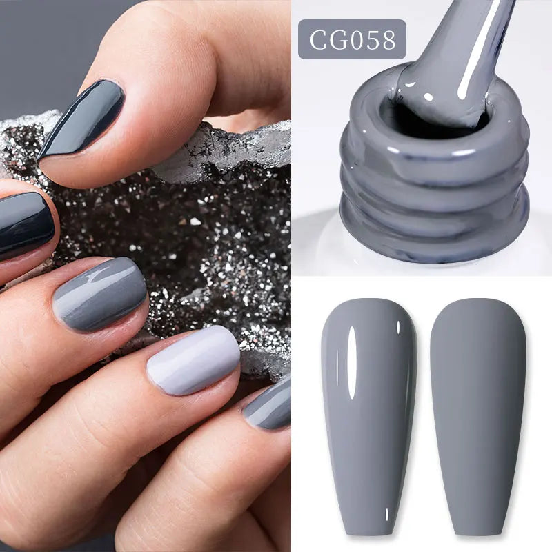BORN PRETTY 10ml Purple Red Series Gel Nail Polish Winter Dark Purple Nail Art Varnish Semi Permanent Soak Off UV LED Gel