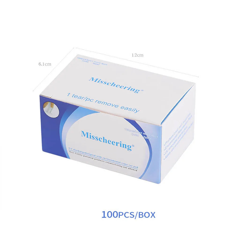 50/100/200pcs Nail Art Cleaner Gel Polish Remover Wet Wipes Paper Pads For Manicure Cleanser Nail Art UV Gel Remover Tool Set