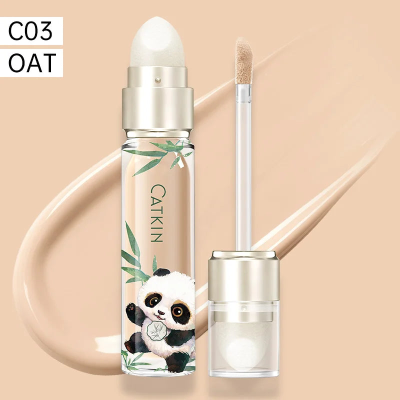 CATKIN Panda double-headed concealer Liquid Oil control Concealer cream Spots Dark circles Skin care