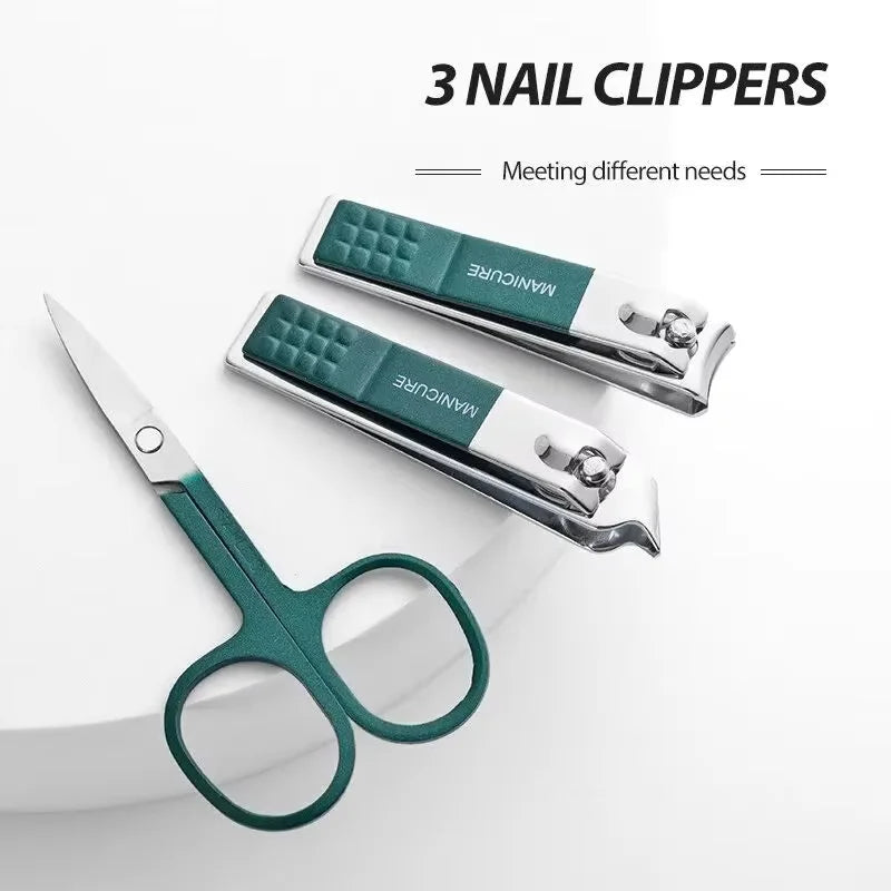 6-Piece Nail Care Set - High End Nail Scissors & Clippers for Men & Women, Portable Manicure Kit with Pouch