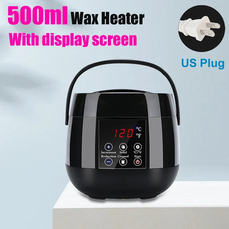 Electric Wax Heater Hot Wax Machine Paraffin Pot Warmer Hair Removal Waxing Machine Wax-melt Epilator Quick Heater