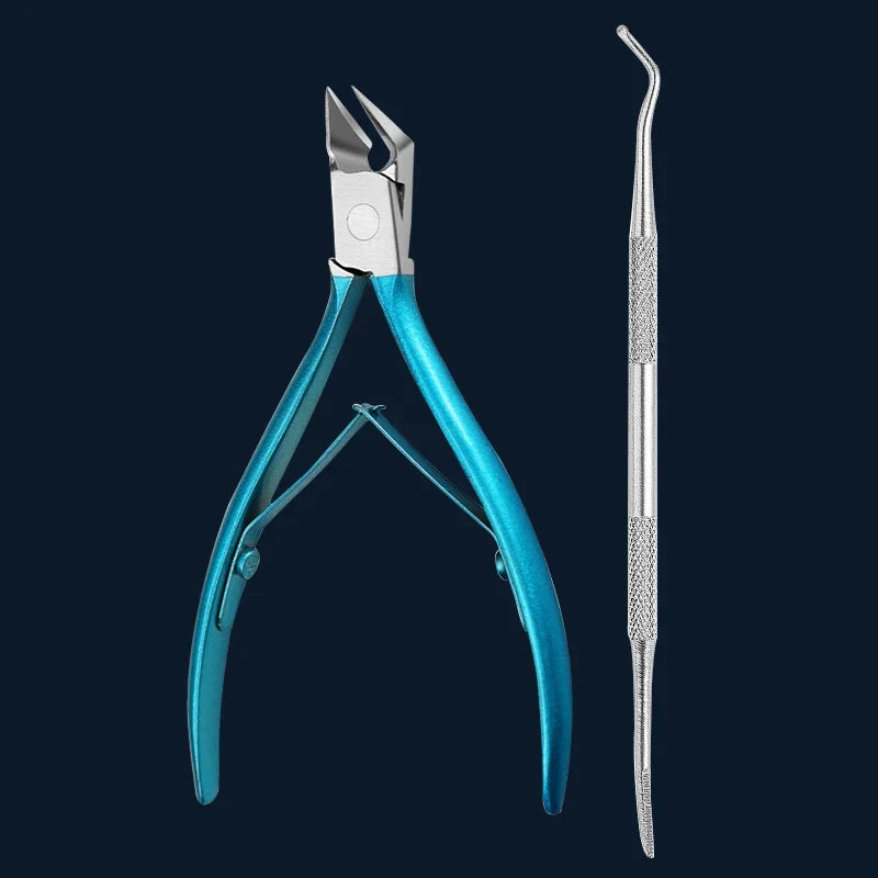 1/2/3pcs Professional Toenail Ingrown Cuticle Nipper Edge Nail Clipper Cutter Scissor Dead Skin Remover Pedicure Manicure Tools