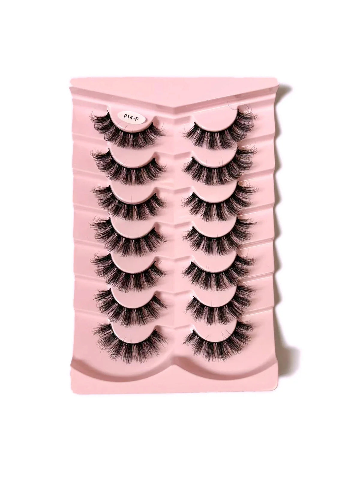 Dropshipping 7/10 Pairs Eyelashes Natural Long 3D Lashes Fluffy Volume  False Eyelashes Cruelty Free Wispy Lashes Makeup Cilios