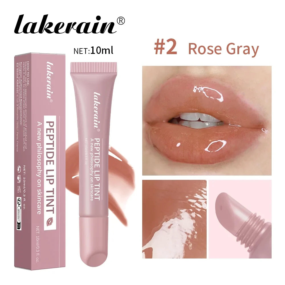 10ml Lip Glaze Moisturizing Jelly Lip Enrichment Oil Lasting Water Light Glass Lip Plump Oil Remove Line Lip Protection Serum