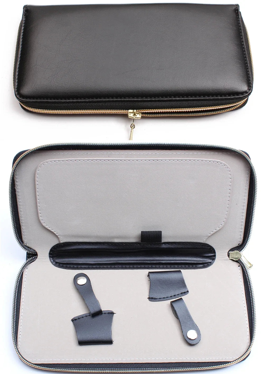 1Pcs Leather Case Professional Hairdressing Scissors Bag Barber Salon Holster Pouch Holder Styling Tool Kit for Shears C6801