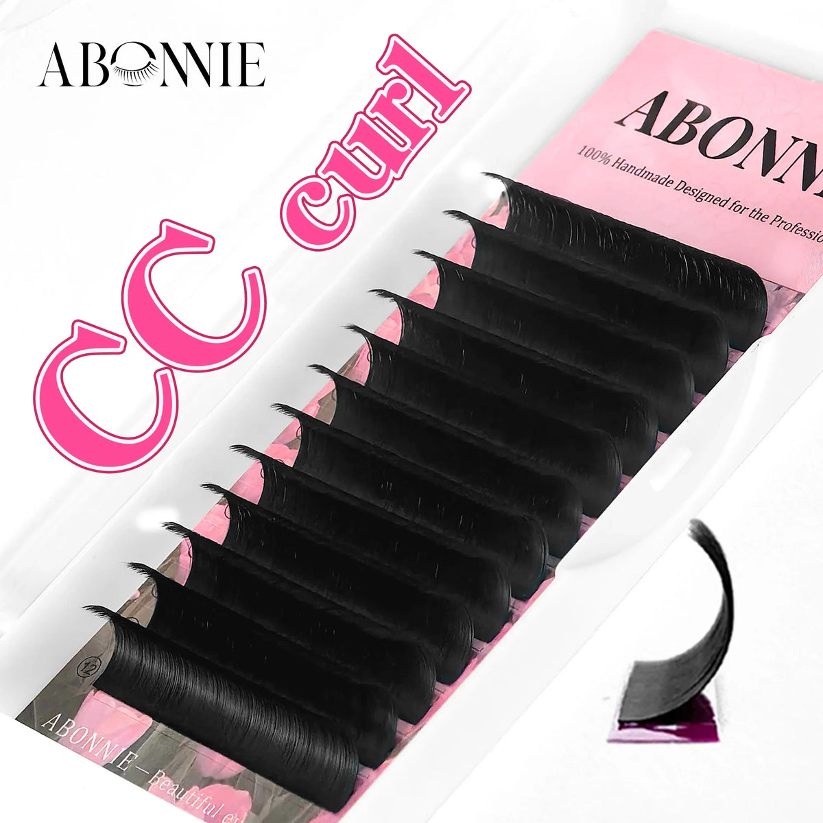 Abonnie Multi Layer Wispy Lashes Pre-Bundled Eyeash Extensions 3D Fluffy Camellia Eyelashes Automatic Flowering Lash LB Eyelash