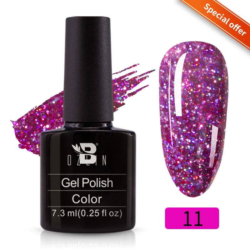 AWStorG 5ML Super Silver Metallic Gel Nail Polish Metal Effect Painting Gel Chromes Varnis Semi Permanent for Nail DIY