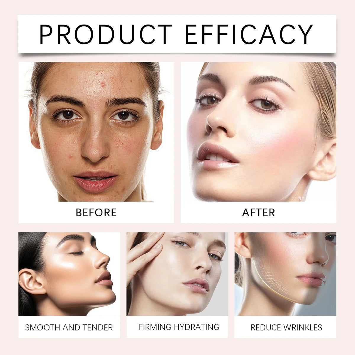 HOYGI Collagen Overnight Wrapping Peel Off Facial Mask Deeply Hydrates Night Care Mask Cream Moisturize Deep Pore Cleansing Mask
