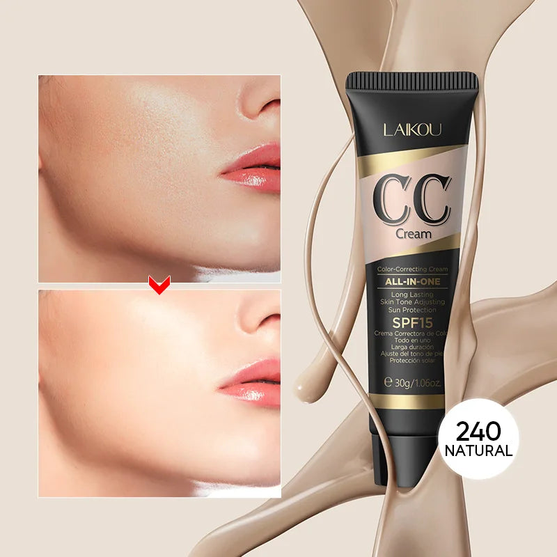 CC Cream Foundations Cover Blemishes Tinted Moisturiser Face Women Color Correcting Cream Tinted Moisturiser Hydrating