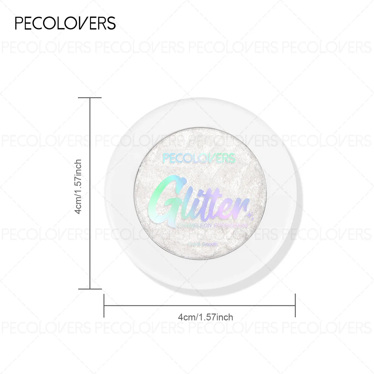 1PC Chameleon Eyeshadow Powder - Vibrant Pink Highlighter, Mashed Potato Texture, Long-Lasting Shimmer