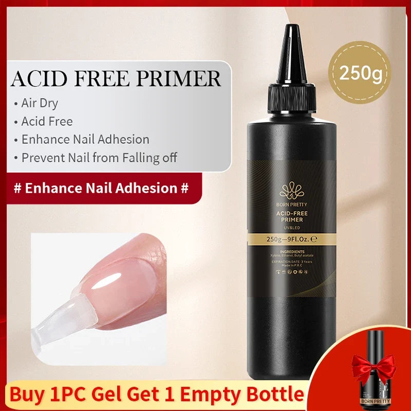 BORN PRETTY 250g Super Top Coat Gel Nail Polish Base Gel Matte Top Coat Semi-Permanent Varnish Soak Off Nail Art Functional Gel