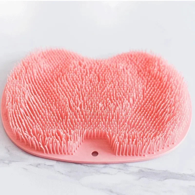 Back Massage Brush Exfoliating Shower Massage Scraper Bathroom Non-slip Bath Mat Silicone Foot Wash Body Cleaning Bathing Tool