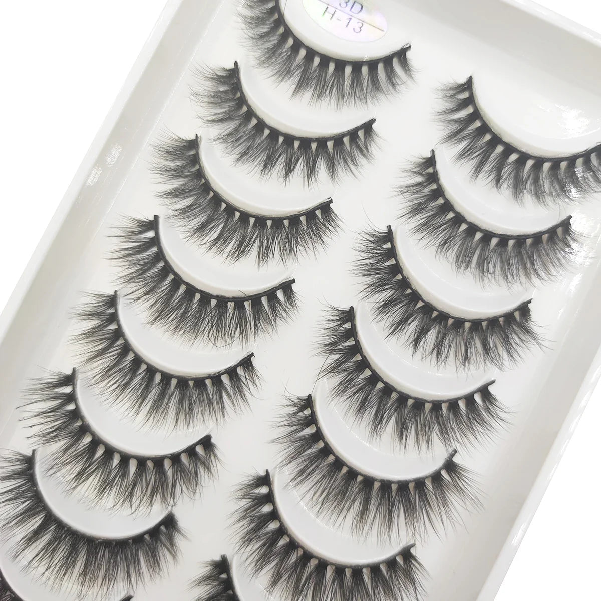 20 Style 10 Pairs Natural 3d Mink Lashes Soft False Eyelashes Cross Messy Dense Eye Lashes Extension Makeup Faux Cils Maquillaje