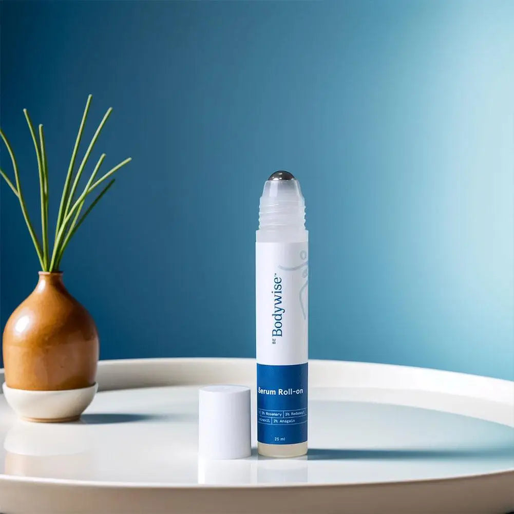 Anti-Hair Fall Growth Serum Roll-On 25ml Be Bodywise Rosemary Advanced Hair Growth Increases Density Hair Roller Essence Massage