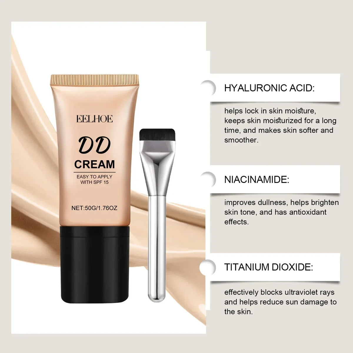 Face Foundation Liquid Waterproof Oil Control Matte Long Lasting Concealer Brightening Full Coverage DD Cream Makeup Cosmetics