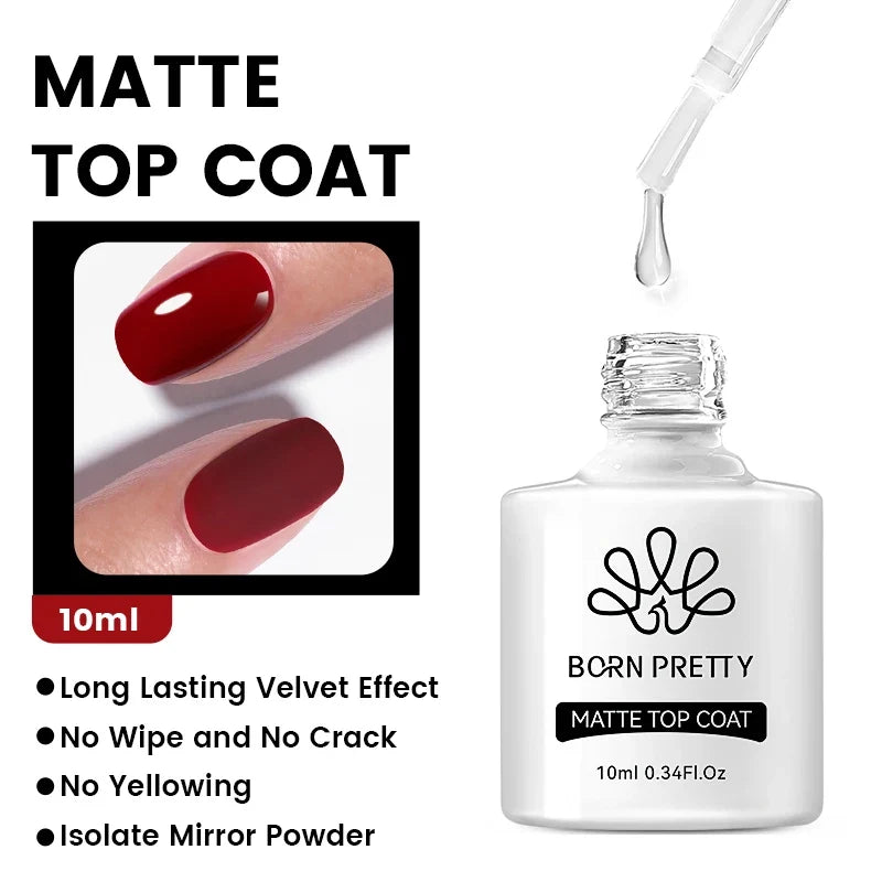 BORN PRETTY 10ml Clear Blooms Gel Polish UV LED Soak Off Nail Art Polish for Spreading Effect Marble Nail Polish Gel Painting