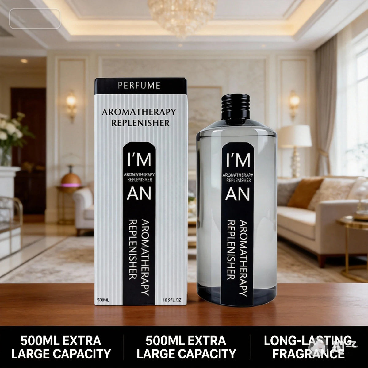 500ML Ritz Carlton Marriott Hilton Fireless Fragranc Oil for Home Hotel Car Reed Diffuser Aromatherapy Replenisher Essential Oil
