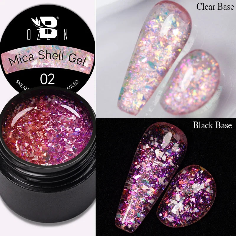 AWStorG 5ML Super Silver Metallic Gel Nail Polish Metal Effect Painting Gel Chromes Varnis Semi Permanent for Nail DIY