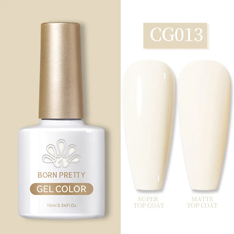 BORN PRETTY 10ml Clear Blooms Gel Polish UV LED Soak Off Nail Art Polish for Spreading Effect Marble Nail Polish Gel Painting