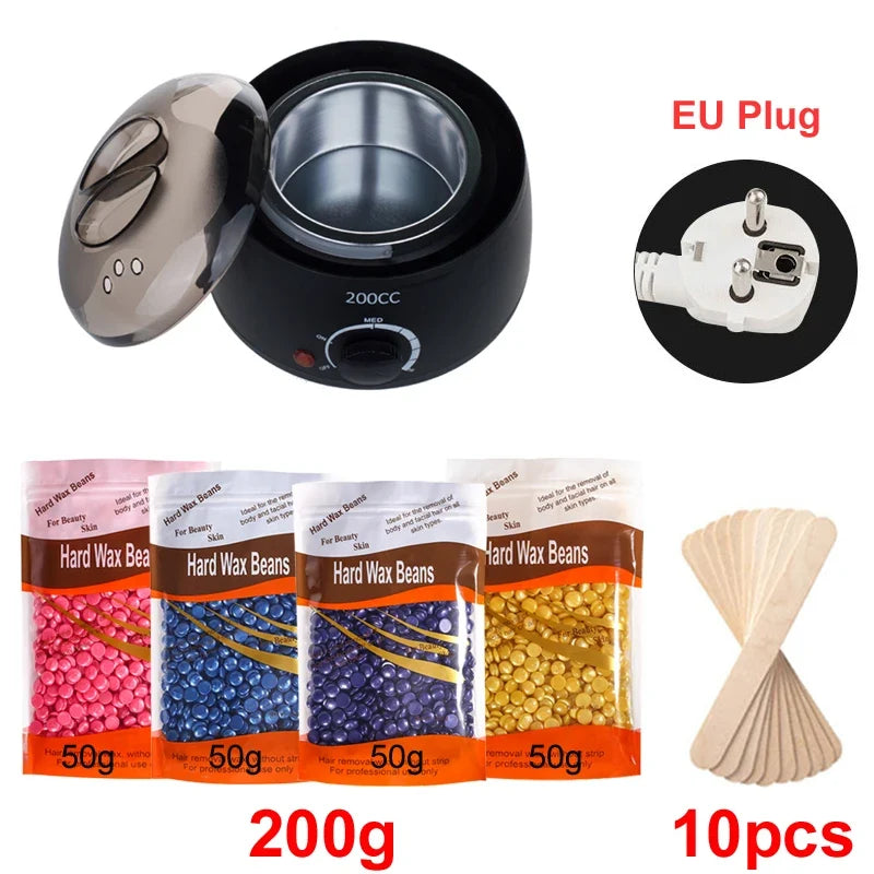 Electric Wax Heater Hot Wax Machine Paraffin Pot Warmer Hair Removal Waxing Machine Wax-melt Epilator Quick Heater