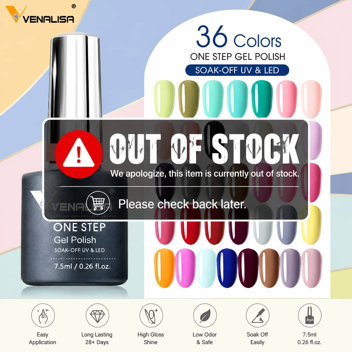 6pcs Venalisa Construction Gel Kit Stronger Jelly Color Reinforce Natural Nail Varnish Rubber Base Color Series Nude Collection