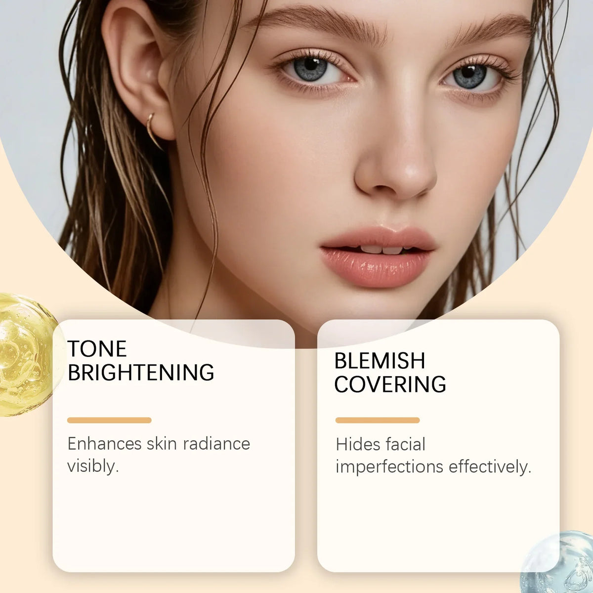 Eye Concealer Covering Dark Circles Under the Eyes Spots Pimples Full Coverage Groove Repair Eye Makeup Face Cosmetics