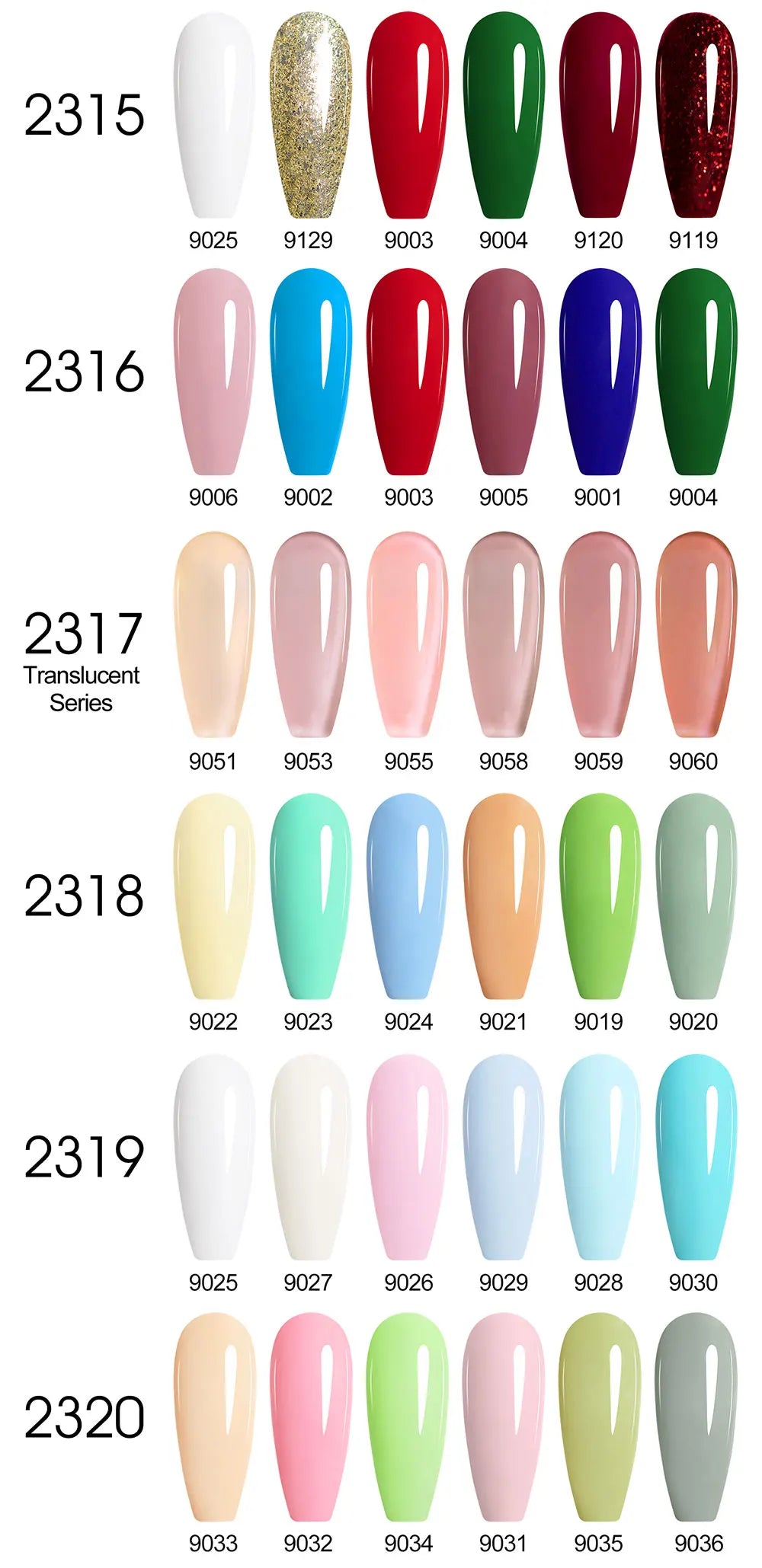 9ml CANNI CC8 HEMA FREE Nail Gel Polish Kit Nail Manicure Full Coverage Solid Color Summer Nails Soak off UV LED Nail Gel Set