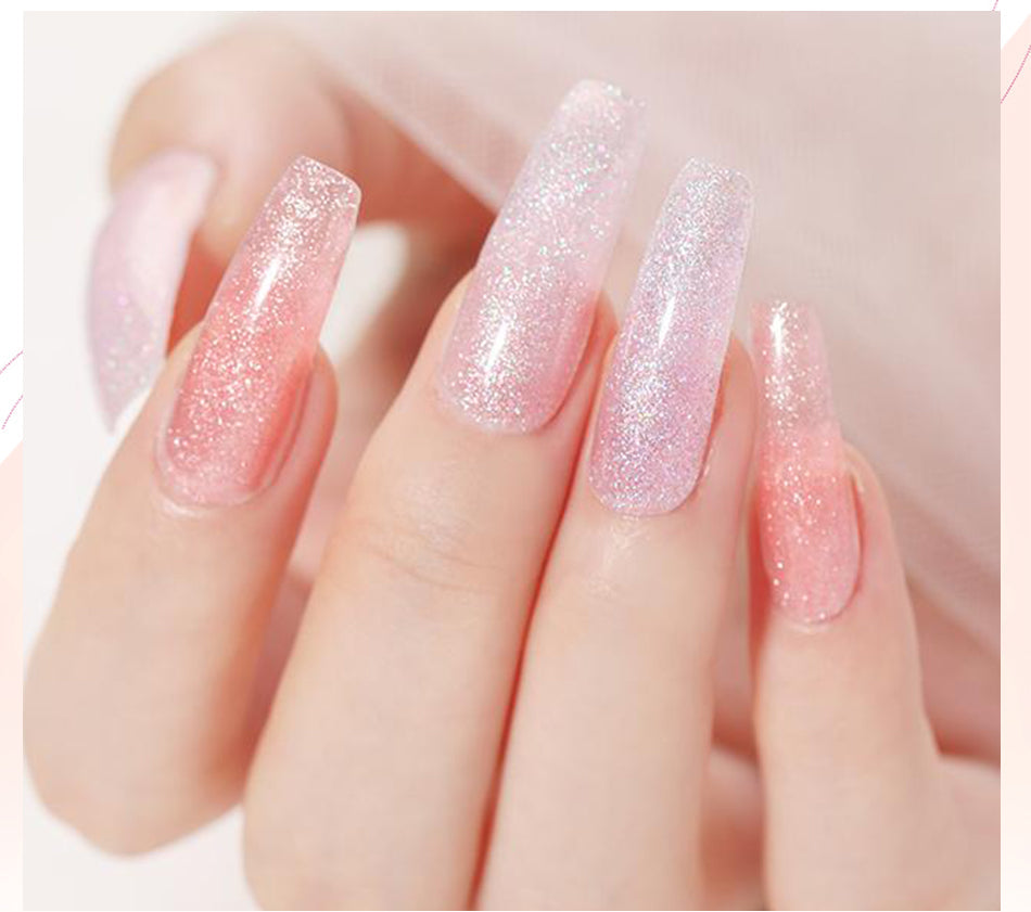 BORN PRETTY 30ml Acrylic Gel For Nail Extension Nude Clear White Color Quick Building Prolong Manicure Nail Art Hard Gel Varnish