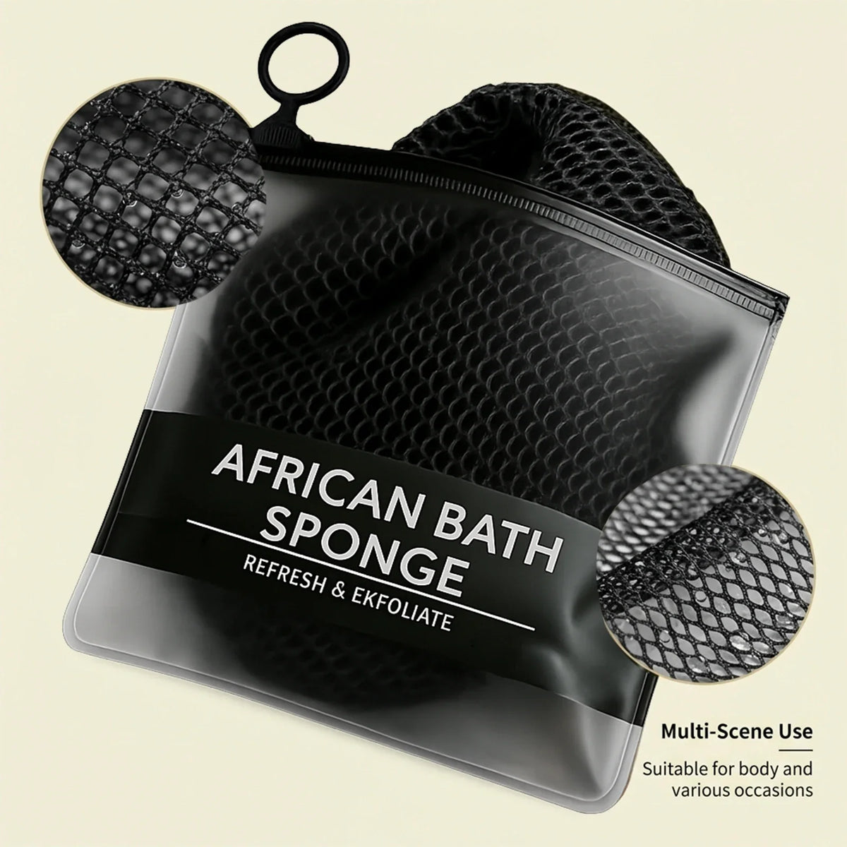 Exfoliating Bath Sponge for Shower & Bath Dirt Remover Soft Smooth Skin Cleaning Tools Avoid Damp Odor Gentle Bath Scrubber 1pc