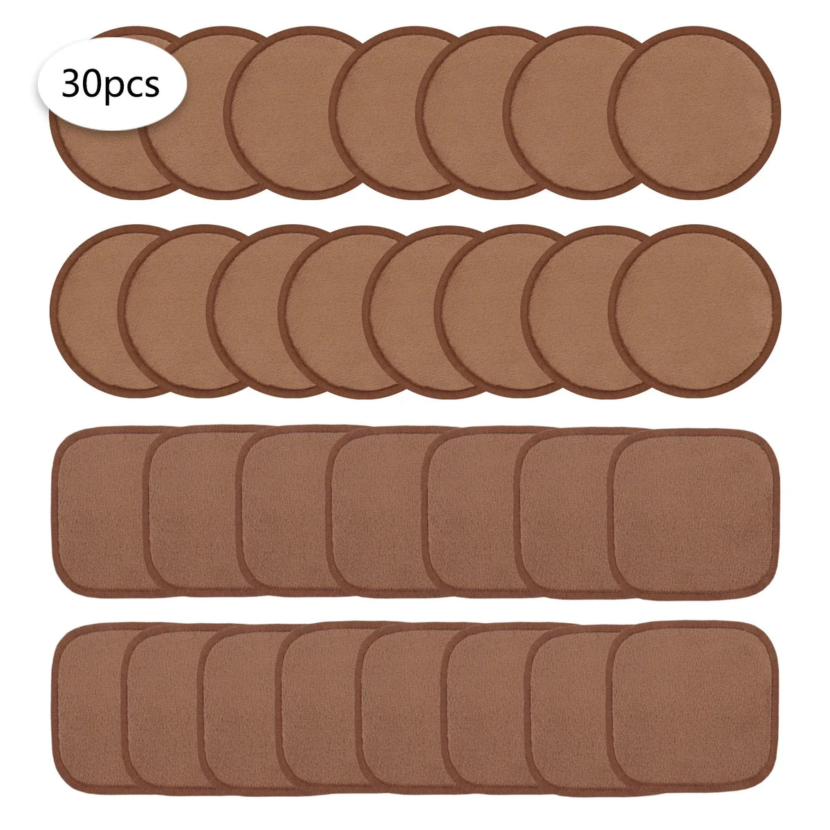 10/20/30 Reusable Makeup Remover Pads, a Gentle Facial Cleansing Sponge Suitable for All Skin Types, Odorless, Beauty Tool