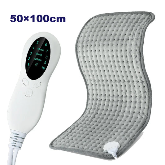 Home Electric Heating Pad Back Shoulder Office Winter Warming Blanket 10 Heat Thermal Mat Abdomen Period Menstrual Belt
