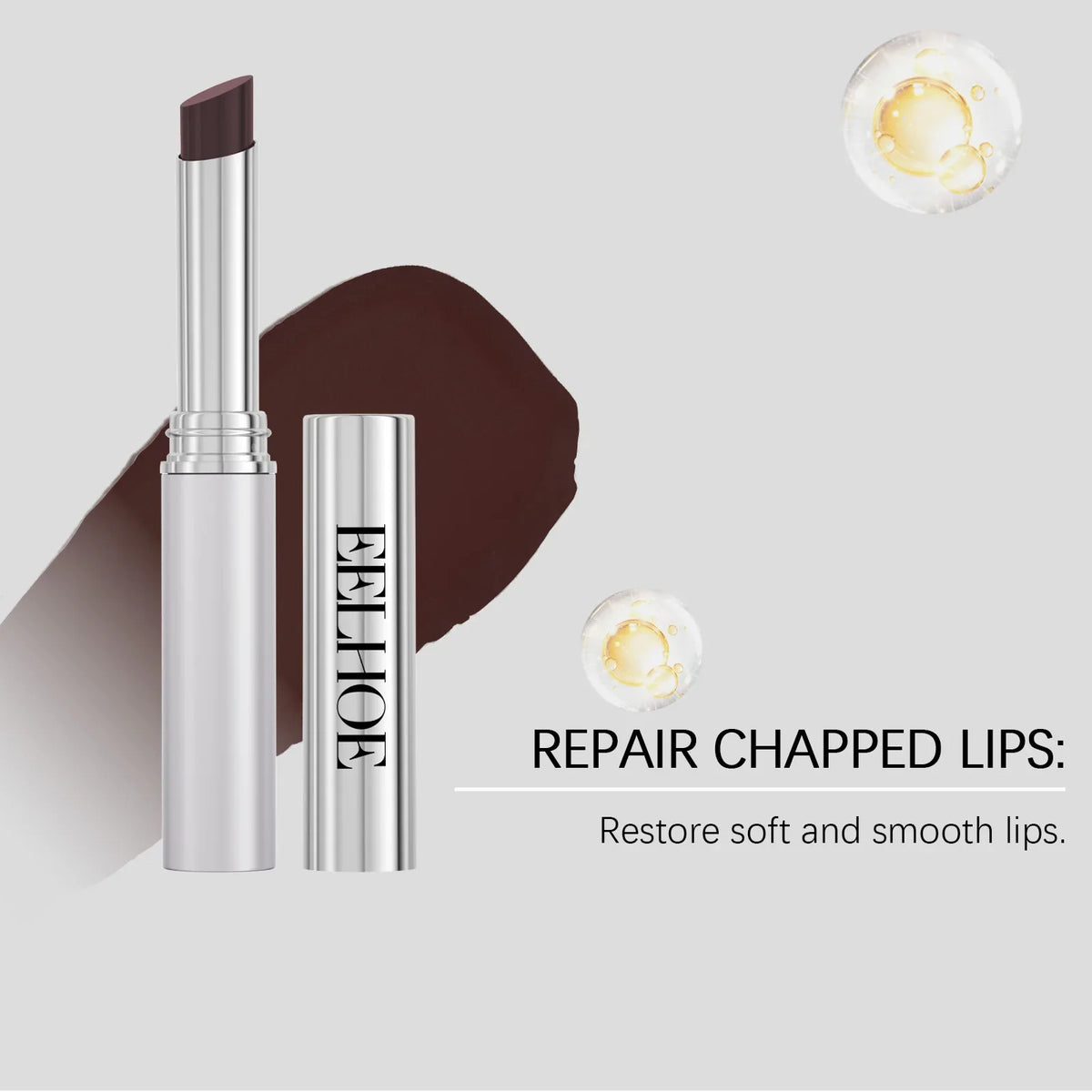 EELHOE Pink Honey Lipstick Vitamin E Long Lasting Lip Tint Waterproof Nourish Lip Plumper Extreme Volume Moisturizing Lip Balm