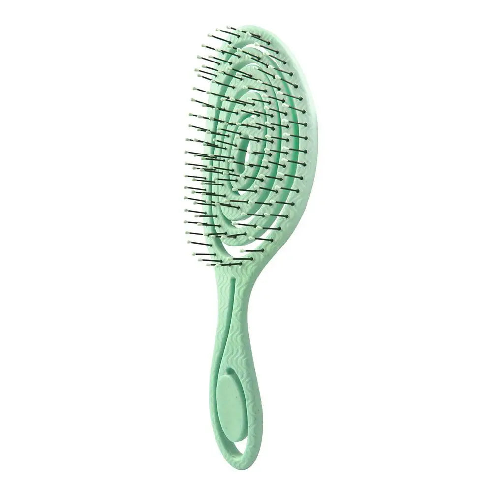 Flexible Hairdressing Styling Comb Soft Pins Massage Comb Hair Combs Wet and Dry Hair Brush