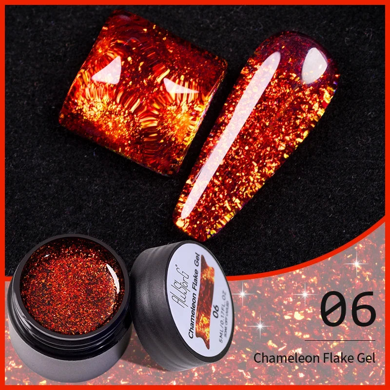 AWStorG 5ML Super Silver Metallic Gel Nail Polish Metal Effect Painting Gel Chromes Varnis Semi Permanent for Nail DIY