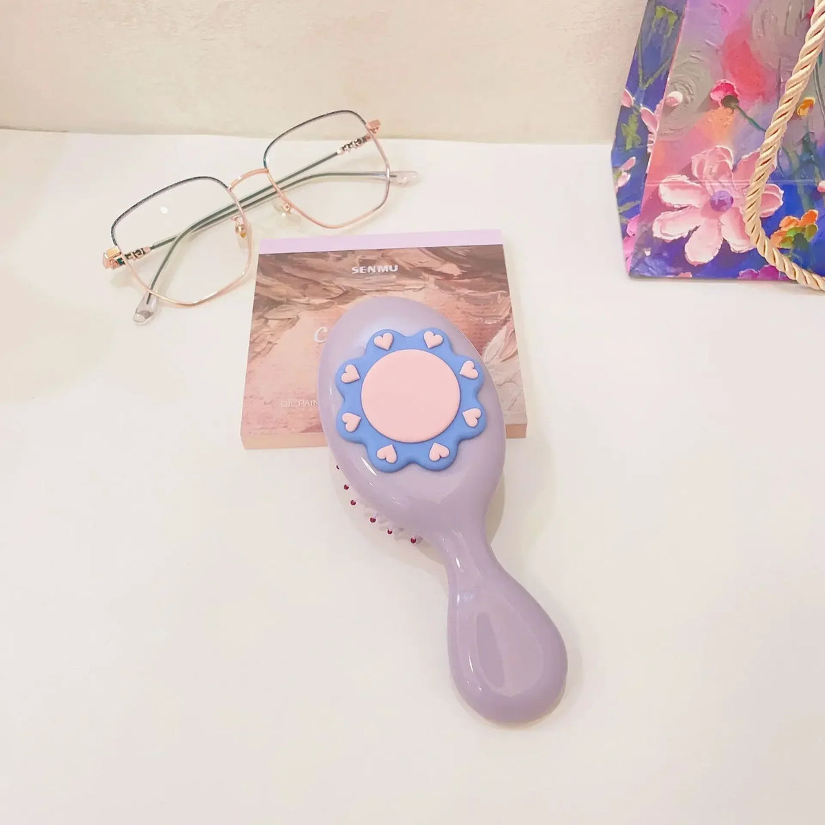 Cute Cartoon Children Air Cushion Comb Scalp Massgae Hair Brush Girls Portable Traveling Hair Brush Wide Tooth Anti-static Comb