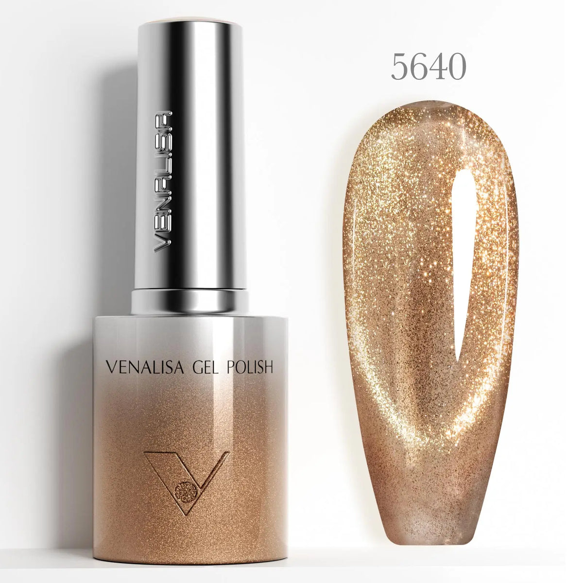 1/5pcsVenalisa Hema/TPO Free Cat Eye Gel Magnet Ultra Flash Nail Gel Polish Diamond Sparkle Soak Off UV LED Varnish Nail Gel