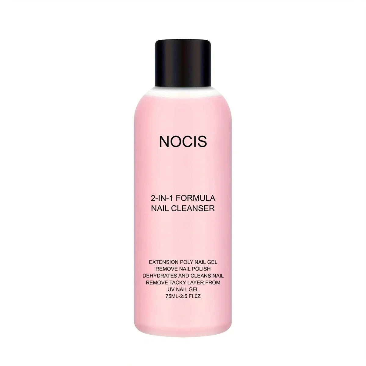 2in 1 Gel Cleanser for Nails & Polish Remover, Professional Slip Solution for Poly Gel Nails for & LED Gel, Anti-Stick Formula,