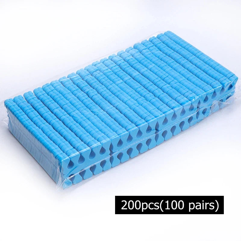 100/200/400pcs Nail Art Toes Separators Soft Sponge Fingers Foot Gel UV Polish Coating Painting Manicure Pedicure Tools Foam